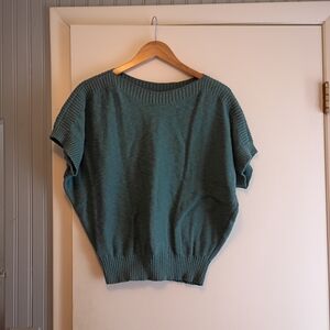 LOFT Sea Green Crew Neck Dolman Sleeve Sweater
